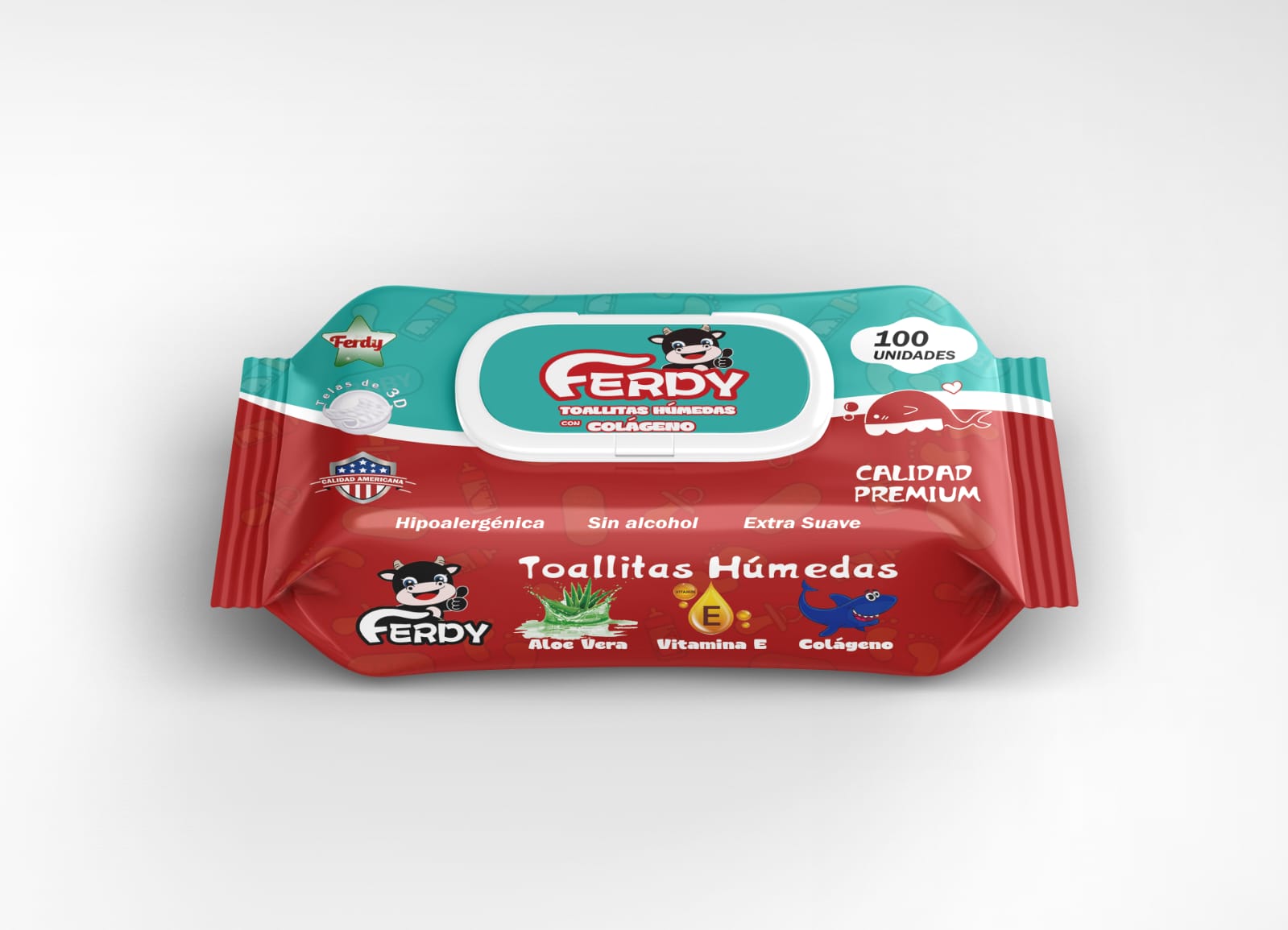 Toallitas Ferdy 100 unidades